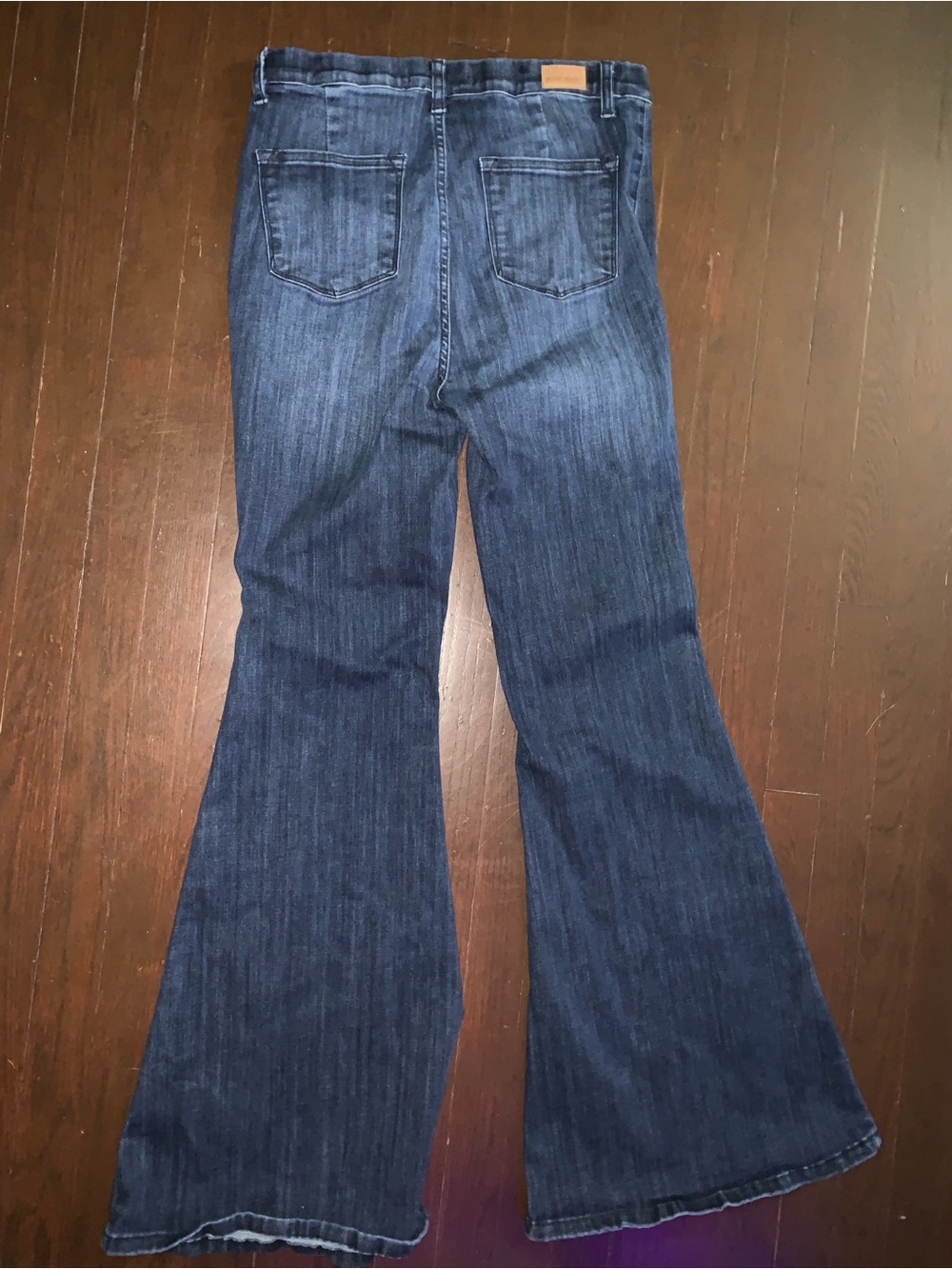 Judy Blue Womens Dark Blue Pull-On Jeans SUPER FLARE!! 9/29 - Picture 2 of 5